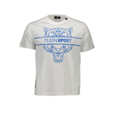 Plein Sport White Cotton Men T-Shirt -   -  Plein Sport.